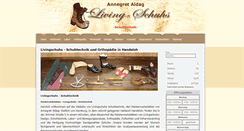 Desktop Screenshot of livingschuhs.de