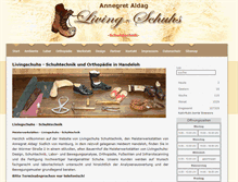 Tablet Screenshot of livingschuhs.de